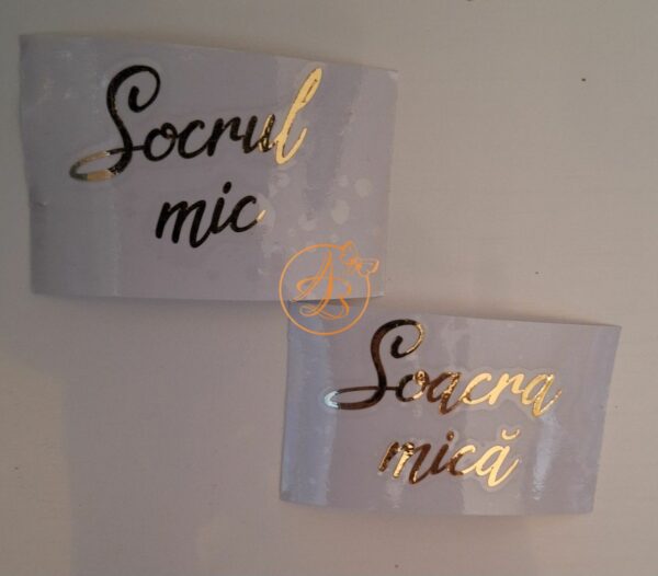 Stickere cu 2 cuvinte, pentru pahare - imagine 9