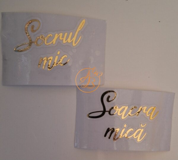 Stickere cu 2 cuvinte, pentru pahare - imagine 14