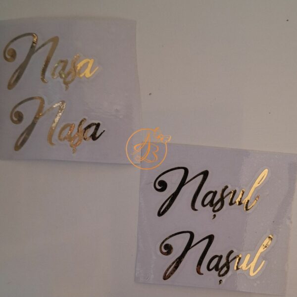 Stickere cu 2 cuvinte, pentru pahare - imagine 11