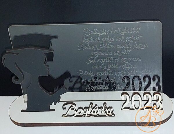 Trofeu plexiglass gravat, cu nume si data - imagine 5