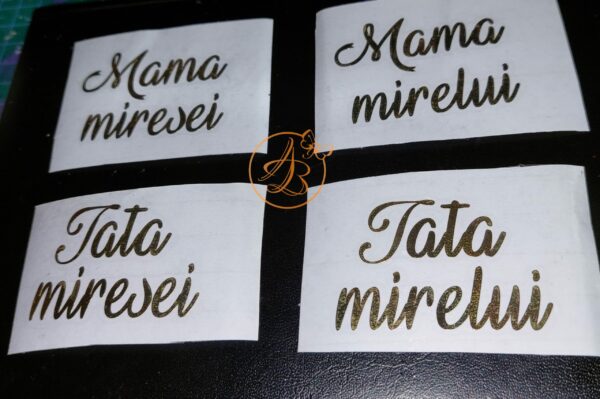 Stickere cu 2 cuvinte, pentru pahare - imagine 21