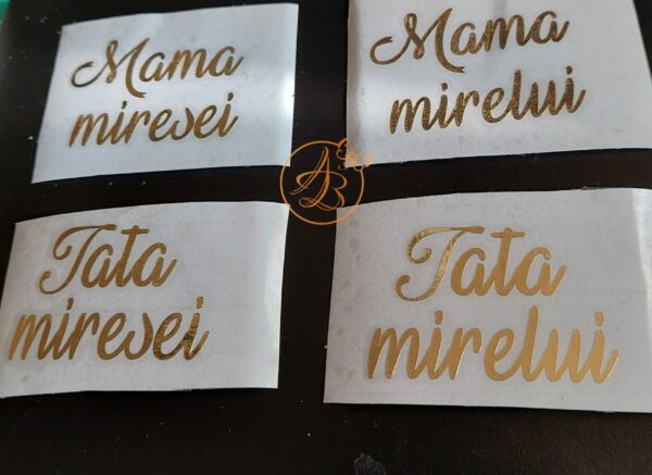 Stickere cu 2 cuvinte, pentru pahare - imagine 20