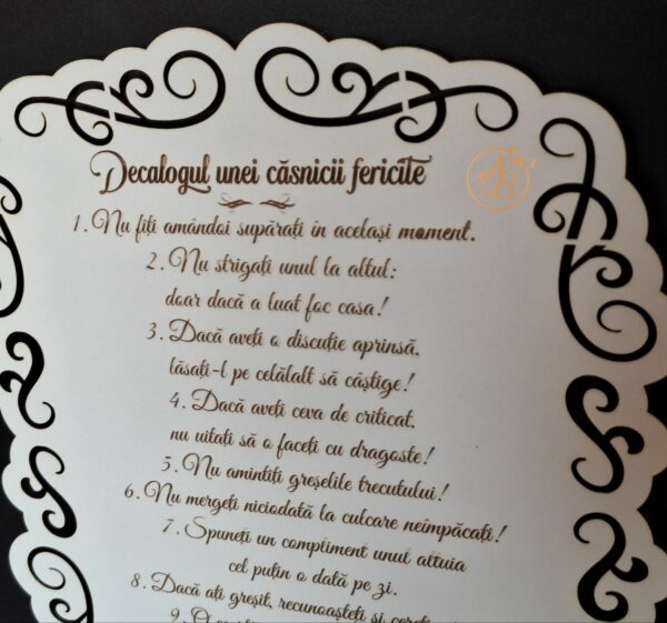 Decalogul casniciei - imagine 5