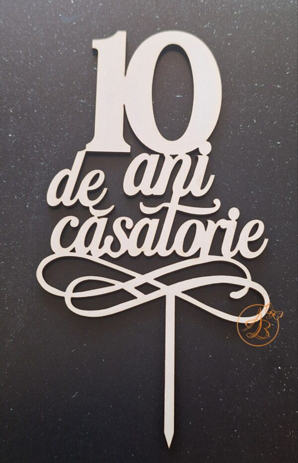 Topper 10 ani de casatorie - imagine 2