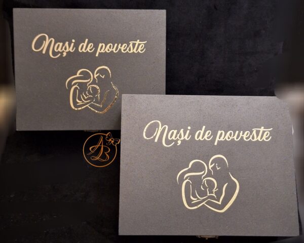 Cutie cu flori si placa plexiglass, pentru nasi - imagine 40