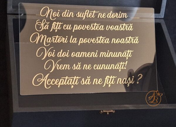 Cutie mare cu flori de sapun si placa plexiglass, pentru nasi - imagine 18