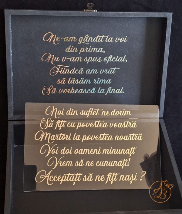 Cutie mare cu flori de sapun si placa plexiglass, pentru nasi - imagine 19