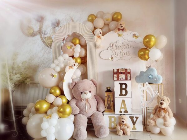 Decor pentru panou foto cu 2 nume - imagine 4