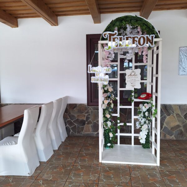 Cabina telefon cu Audio Guest Book - mesaje audio inregistrate - imagine 34