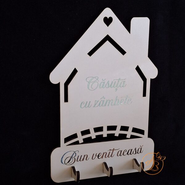 Casuta pentru chei, cuier decor perete - imagine 4