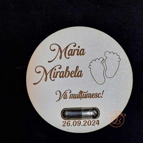 Marturie nunta/botez cu seminte de floricele, de mac, de grau - imagine 5