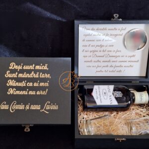 Cadou personalizat pentru nasii de botez cu poza bebe