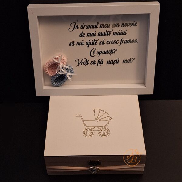 Set cadou pentru nasii de botez - imagine 21