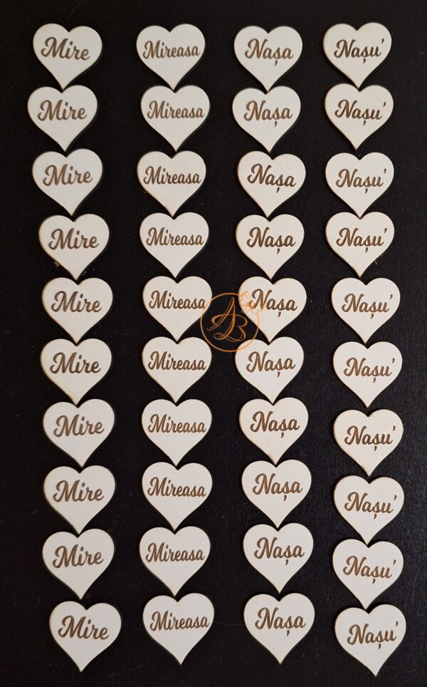 Insigne din lemn gravate 4cm - imagine 22