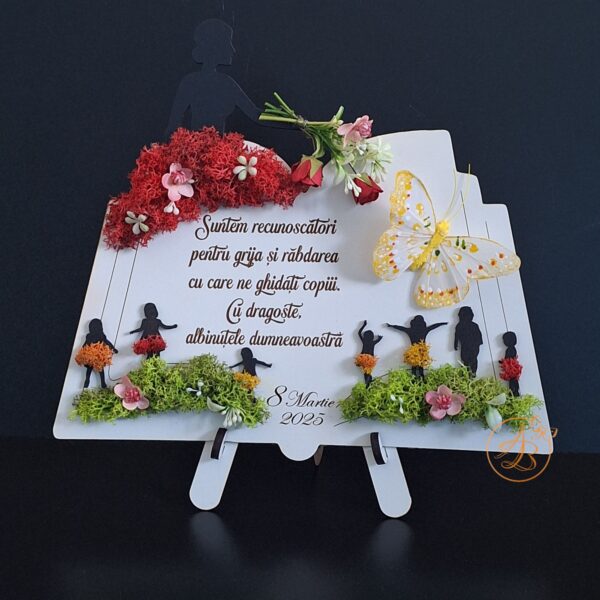 Carte decorata pentru dascali - imagine 10