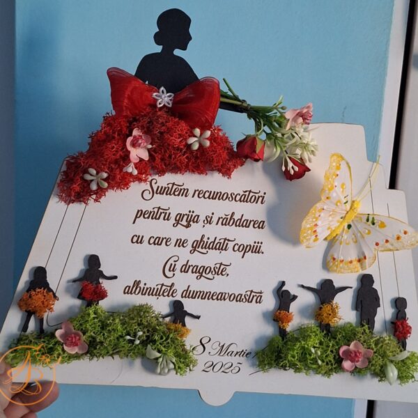 Carte decorata pentru dascali - imagine 9