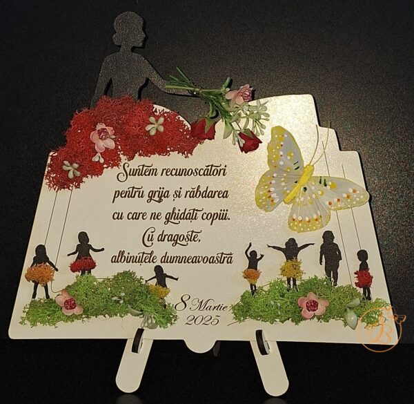 Carte decorata pentru dascali - imagine 8