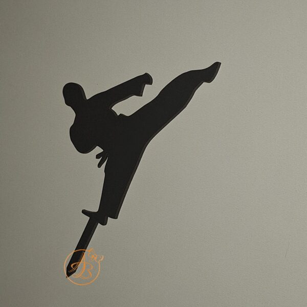 Topper tort cu karate boy - imagine 5