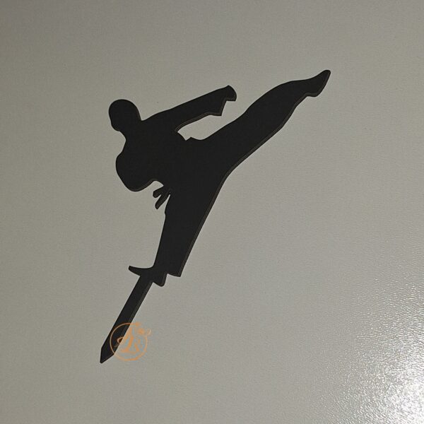 Topper tort cu karate boy - imagine 2