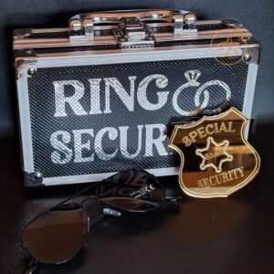 Security Ring Box cutie metalica pentru verighete