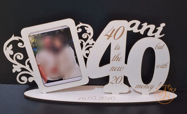 Cifra personalizata cu rama foto - imagine 30