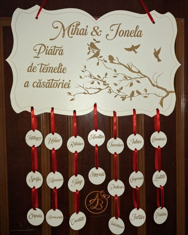 Decor perete pentru tineri casatoriti