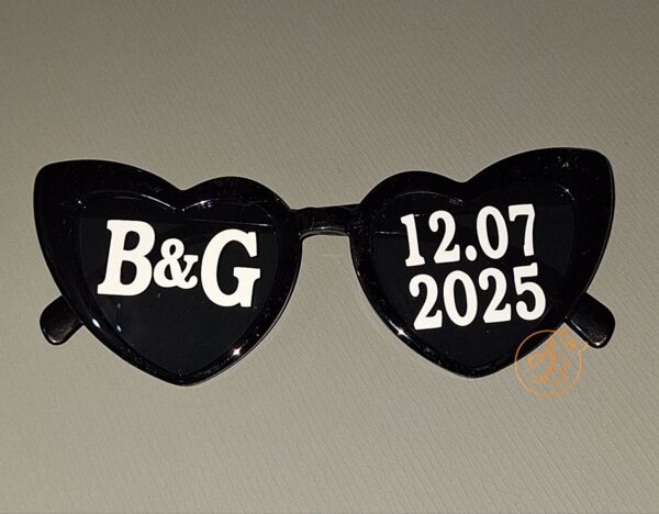 Ochelari  personalizati pentru nunta, mojorat, aniversare - imagine 9