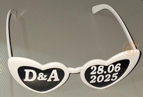 Ochelari  personalizati pentru nunta, mojorat, aniversare - imagine 4