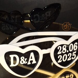 Ochelari  personalizati pentru nunta, mojorat, aniversare