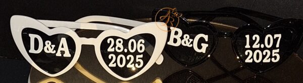 Ochelari  personalizati pentru nunta, mojorat, aniversare - imagine 11
