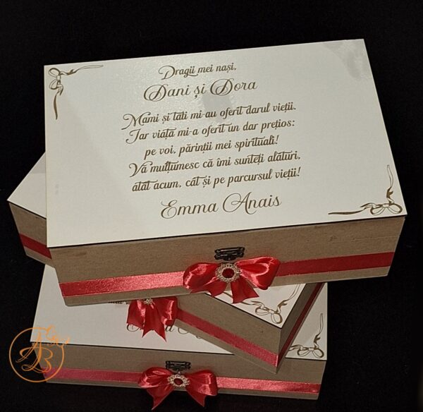 Cutie natur pentru nasi cu placa gravata - imagine 20