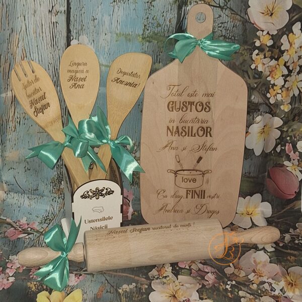 Set gravat in cutie pentru bucatarie, pentru nasi - imagine 14