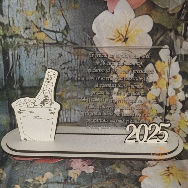 Trofeu plexiglass gravat pentru aniversare/zi de nastere - imagine 5