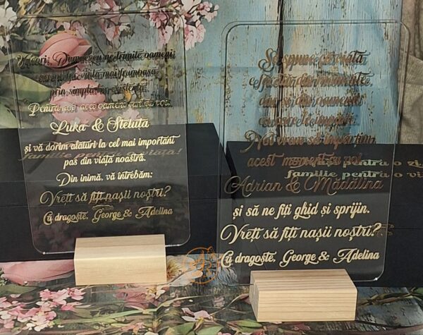 Cutie mare cu flori de sapun si placa plexiglass, pentru nasi - imagine 31
