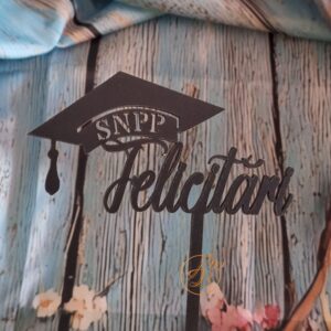 Topper toca lemn cu Felicitari