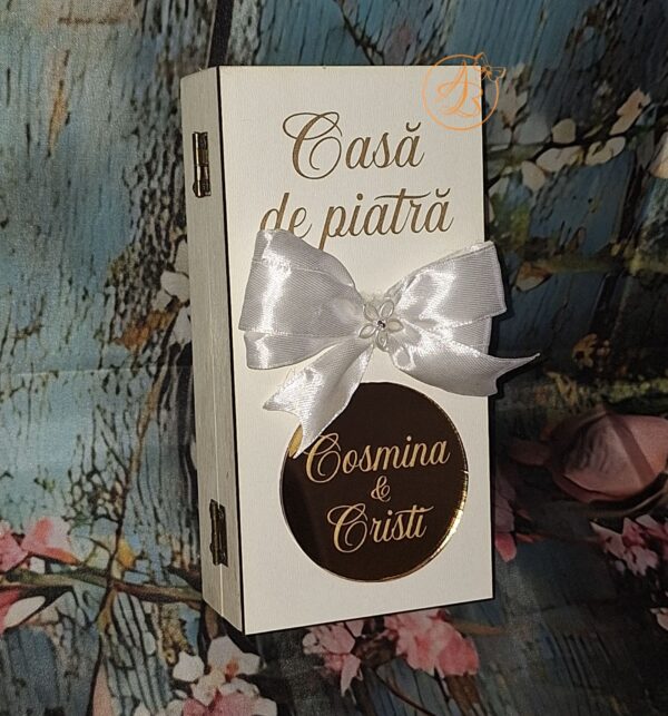 Cutiuta gravata pentru bani, cununie civila/nunta
