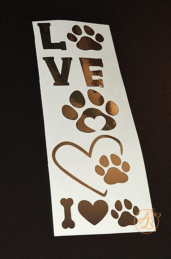 Set 4 stickere cu labute animale - imagine 5