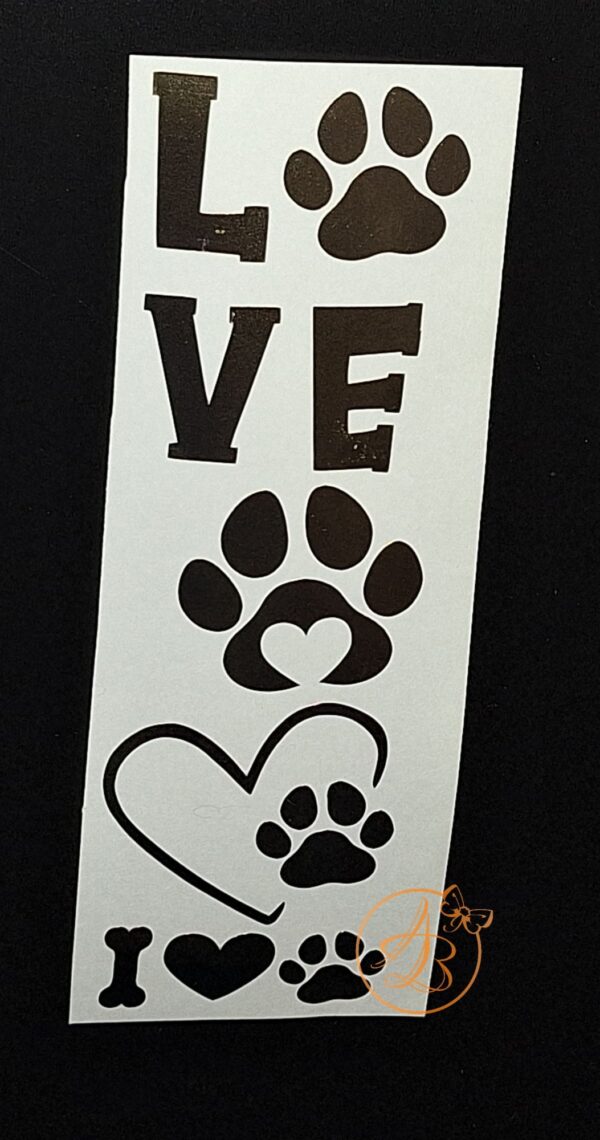 Set 4 stickere cu labute animale - imagine 6