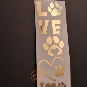 Set 4 stickere cu labute animale