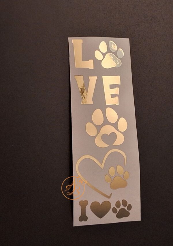 Set 4 stickere cu labute animale