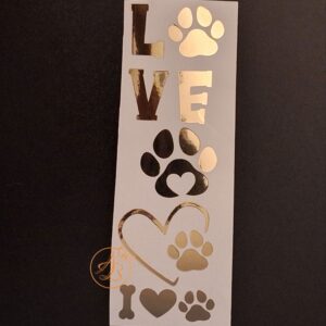 Set 4 stickere cu labute animale