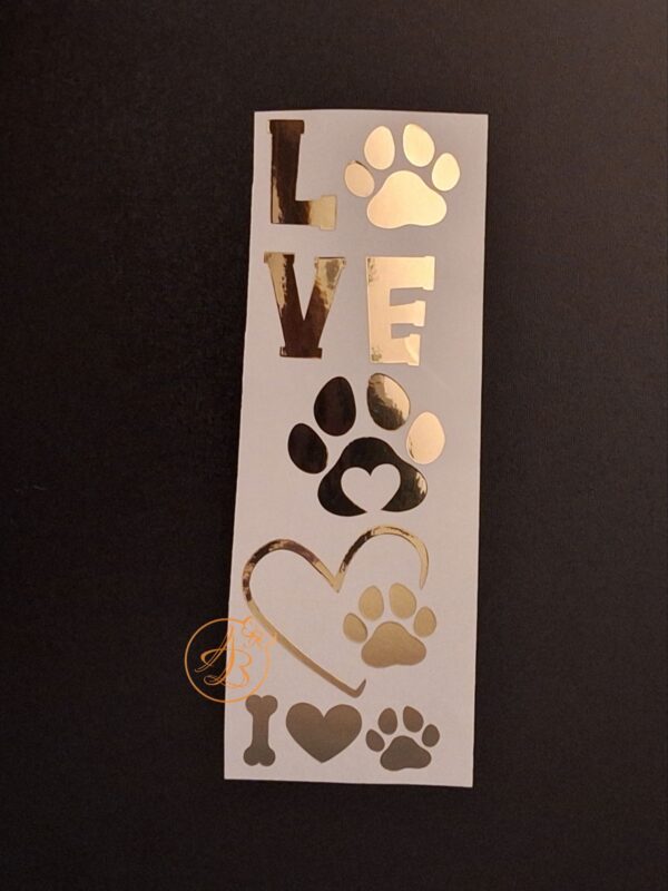 Set 4 stickere cu labute animale - imagine 4
