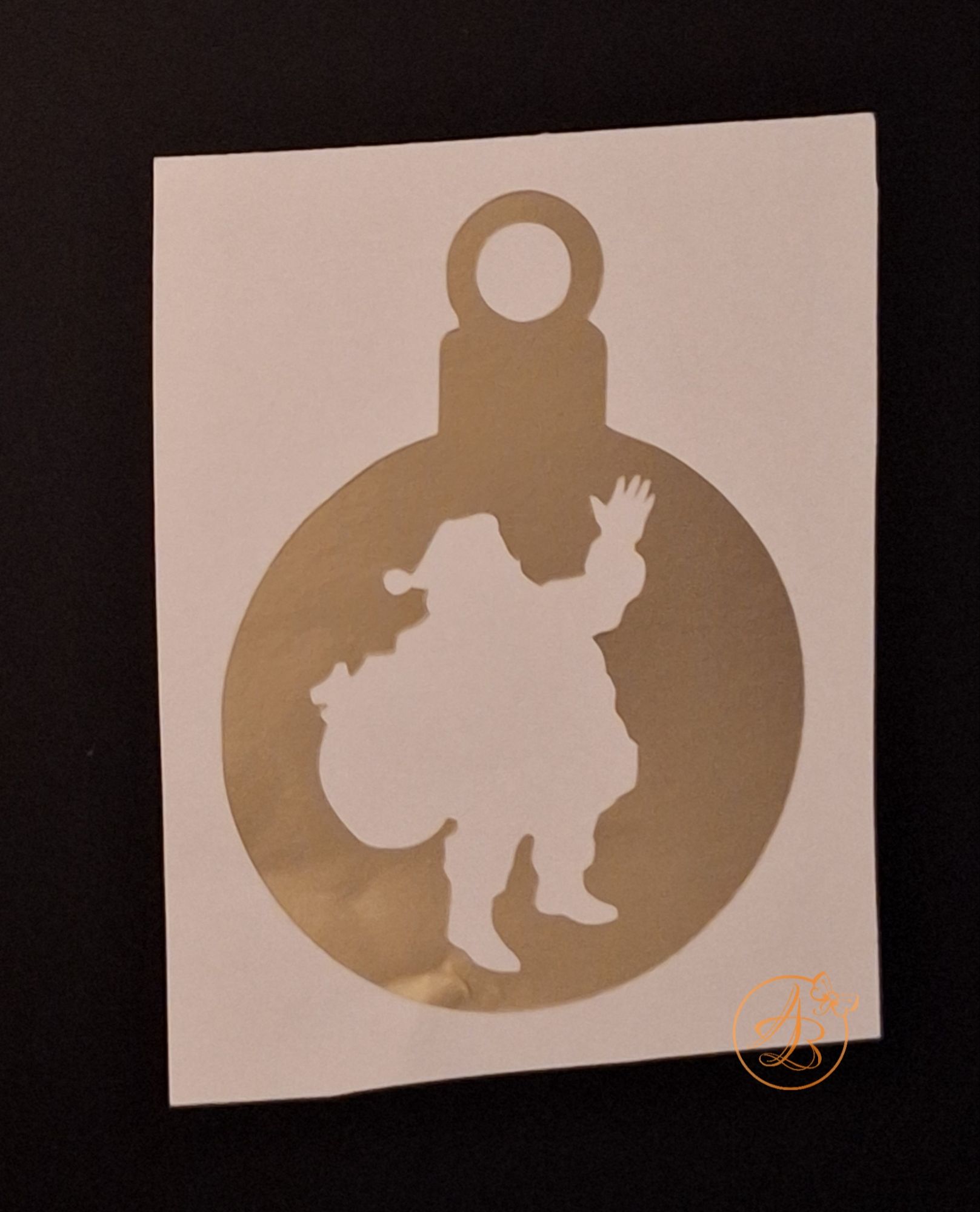 Sticker Craciun cu Mos in glob - imagine 5