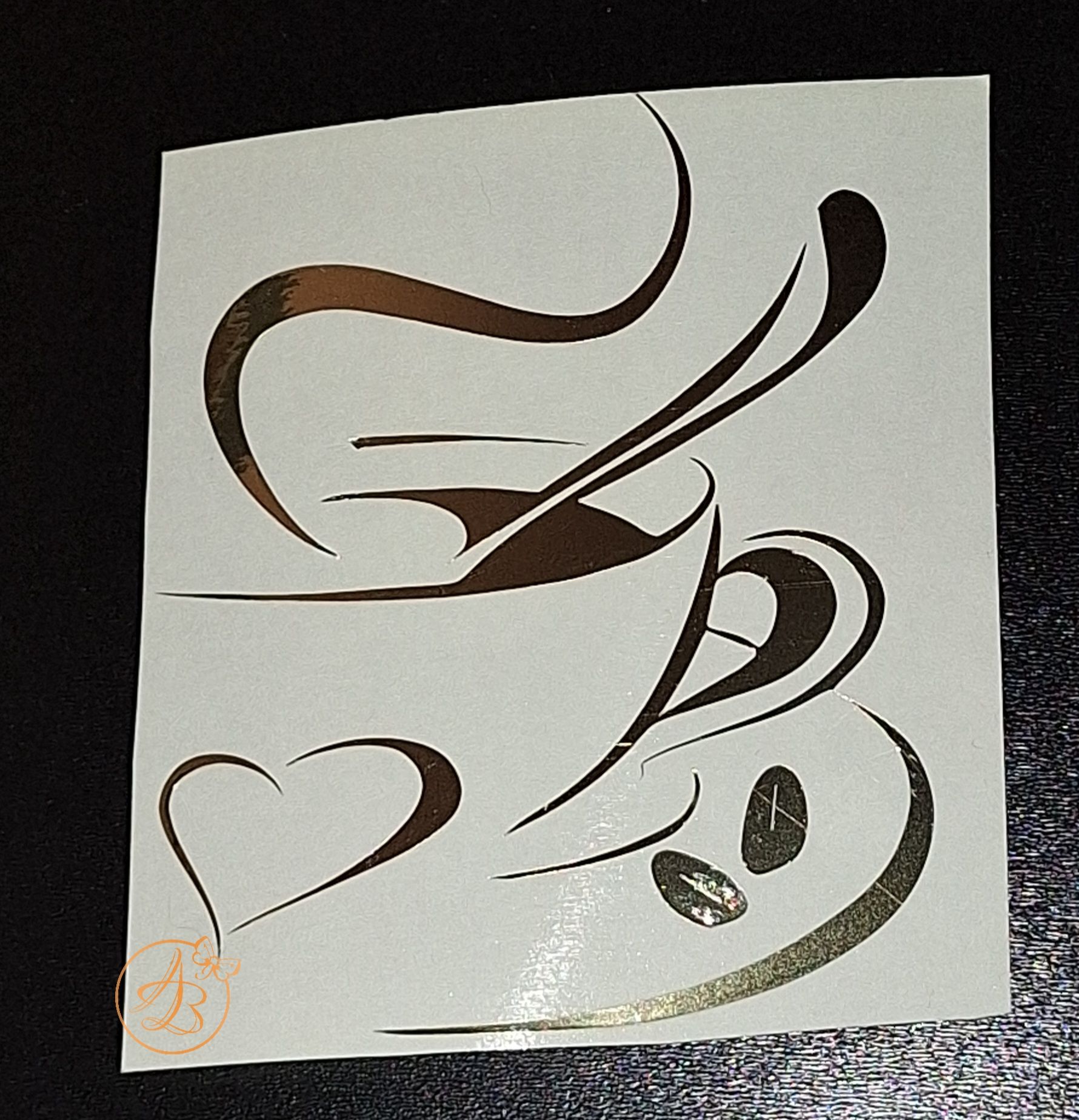 Sticker cu ceasca de cafea - imagine 5