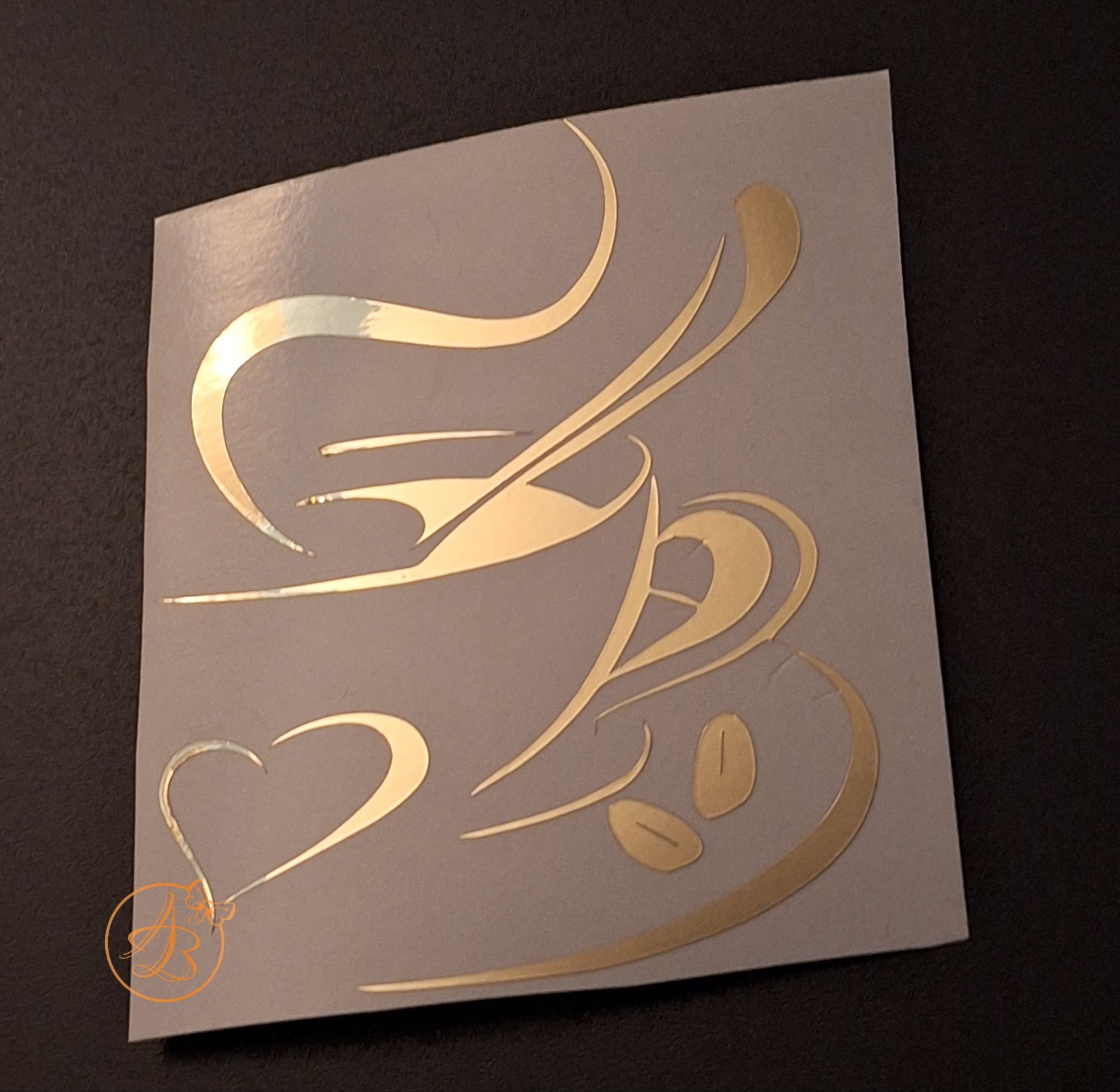 Sticker cu ceasca de cafea - imagine 4