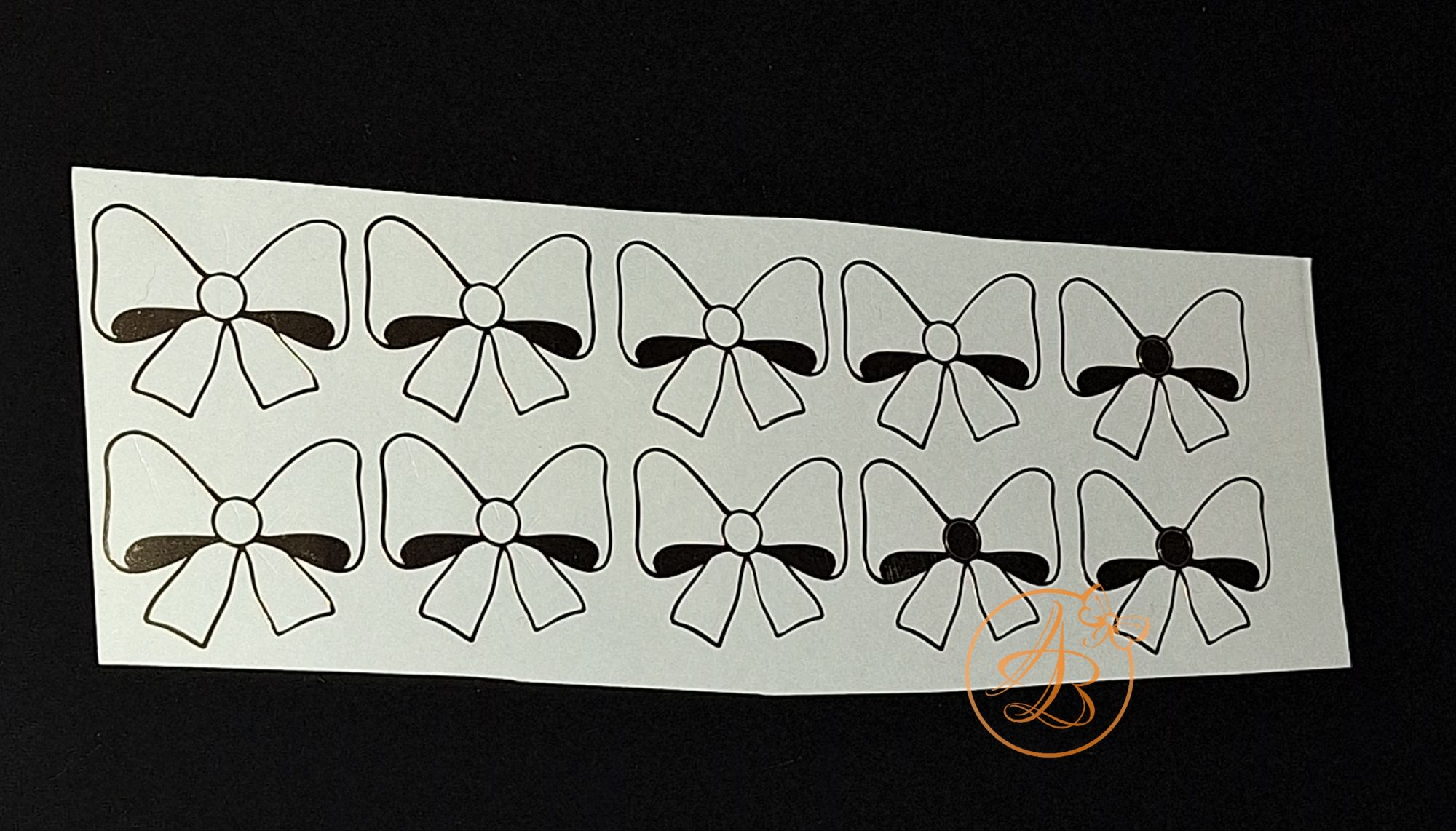 Set 10 stickere cu fundite - imagine 3