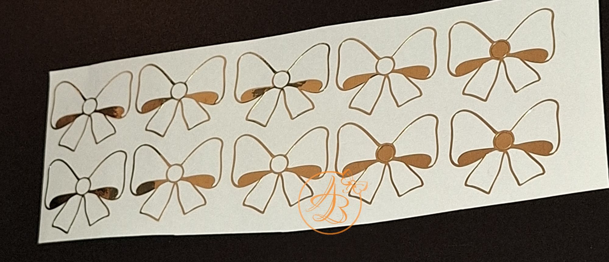 Set 10 stickere cu fundite - imagine 4