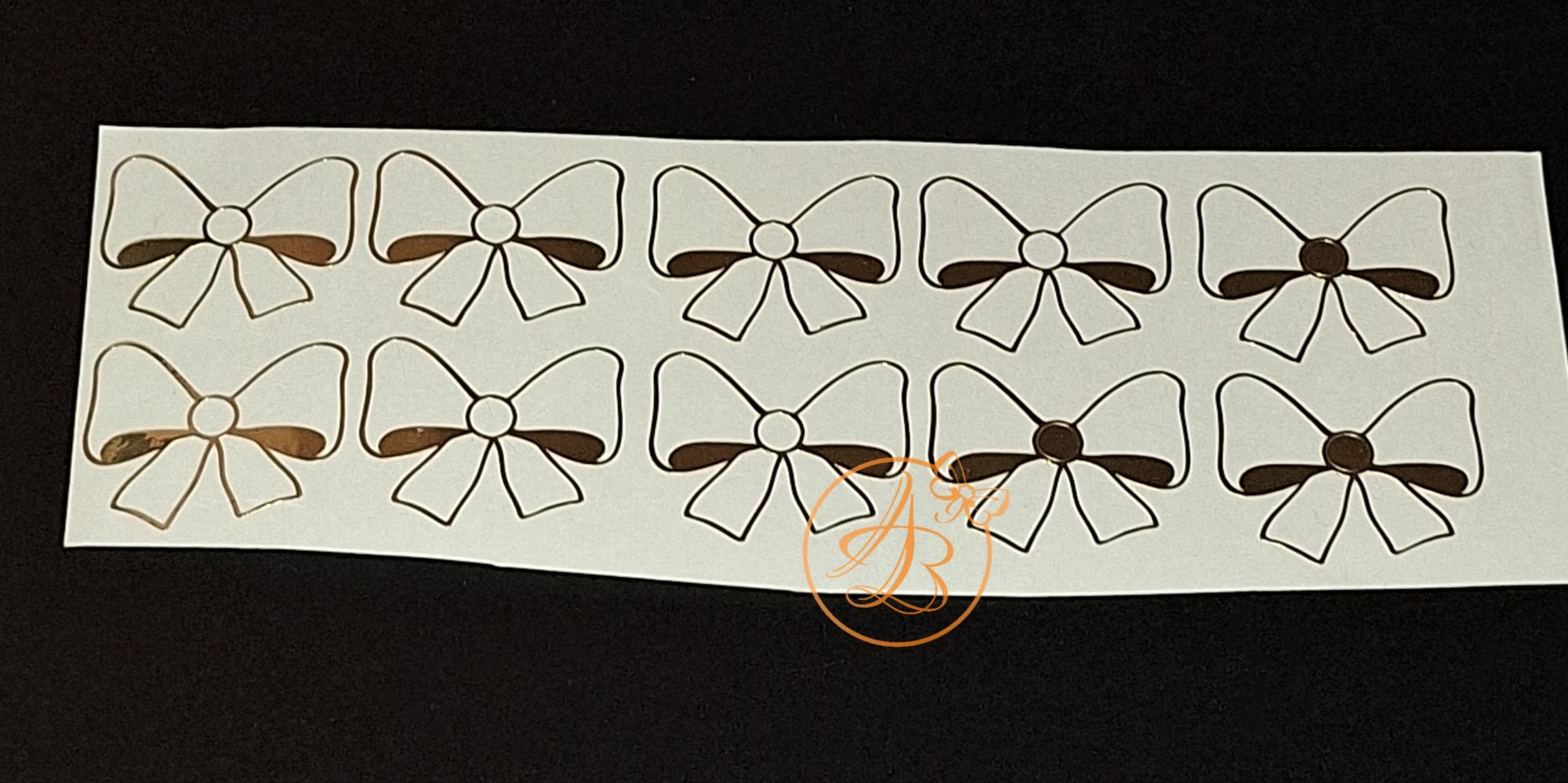 Set 10 stickere cu fundite - imagine 2