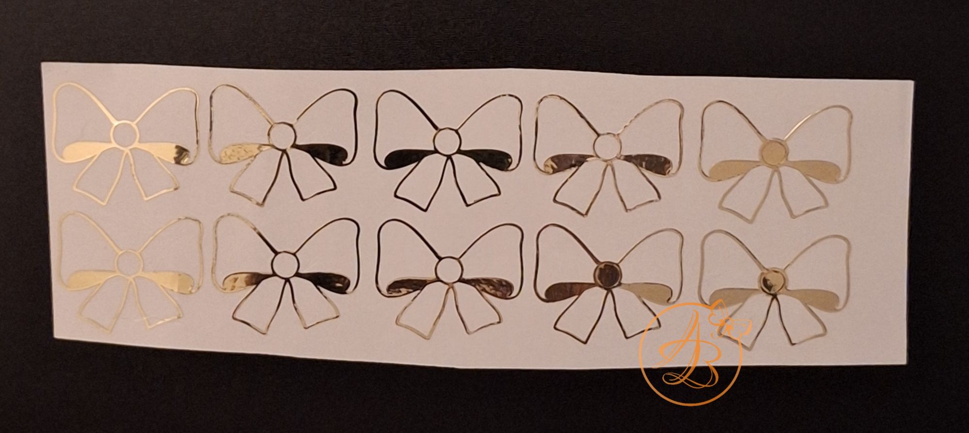 Set 10 stickere cu fundite - imagine 7