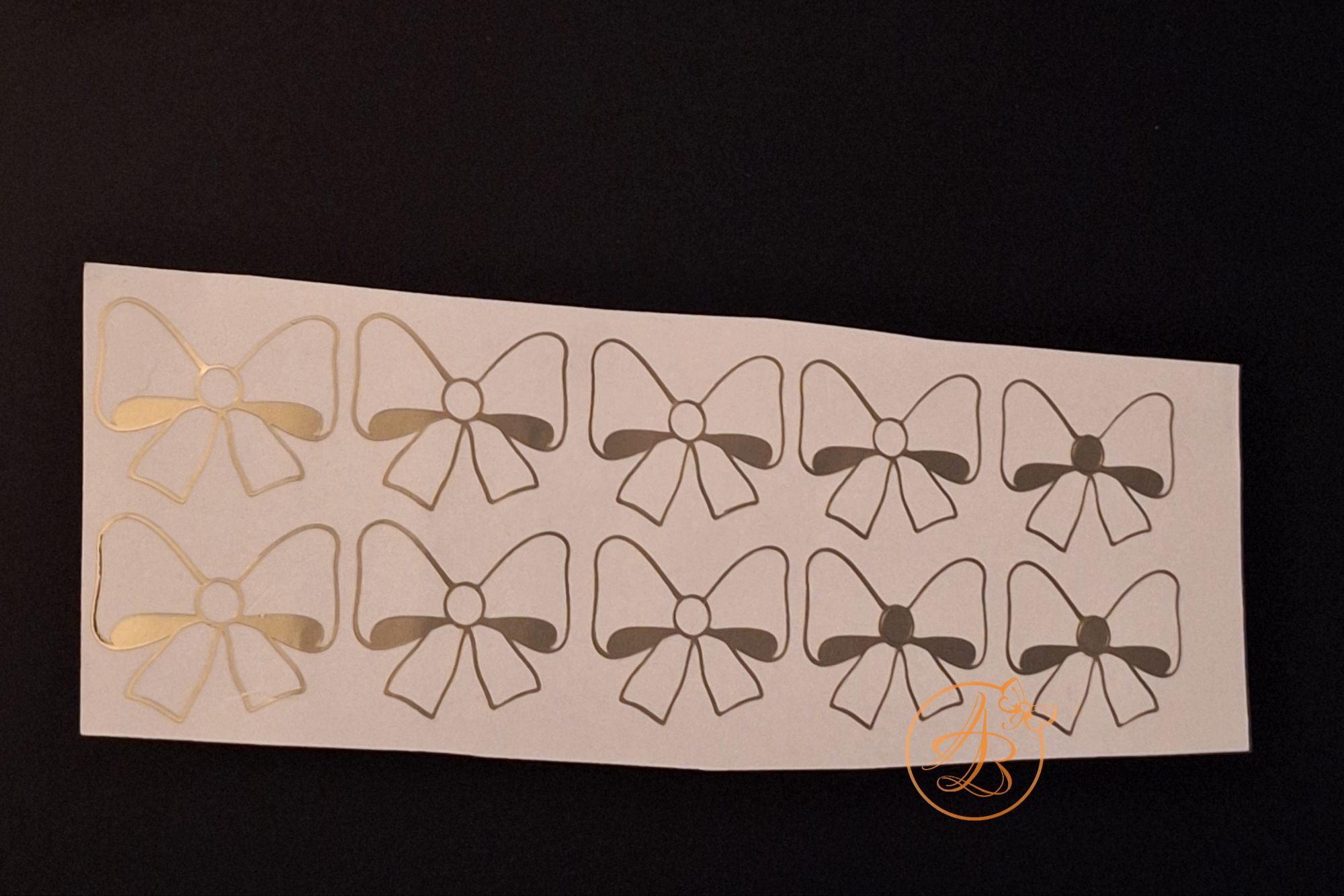 Set 10 stickere cu fundite - imagine 5